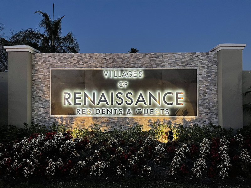 Renaissance Channel Letters